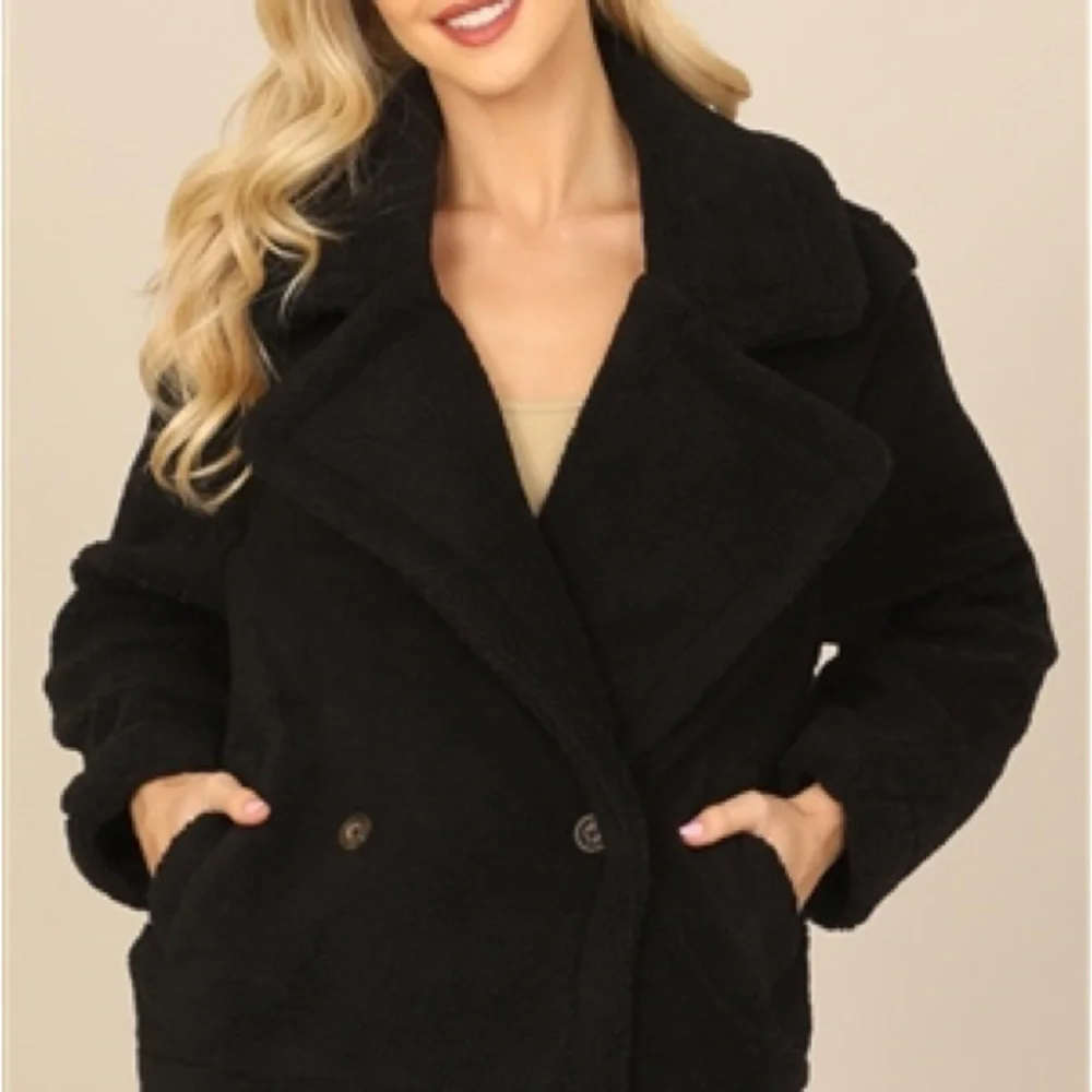 Black Fleece Double Breasted Jacket NWT - Picture 2 of 5